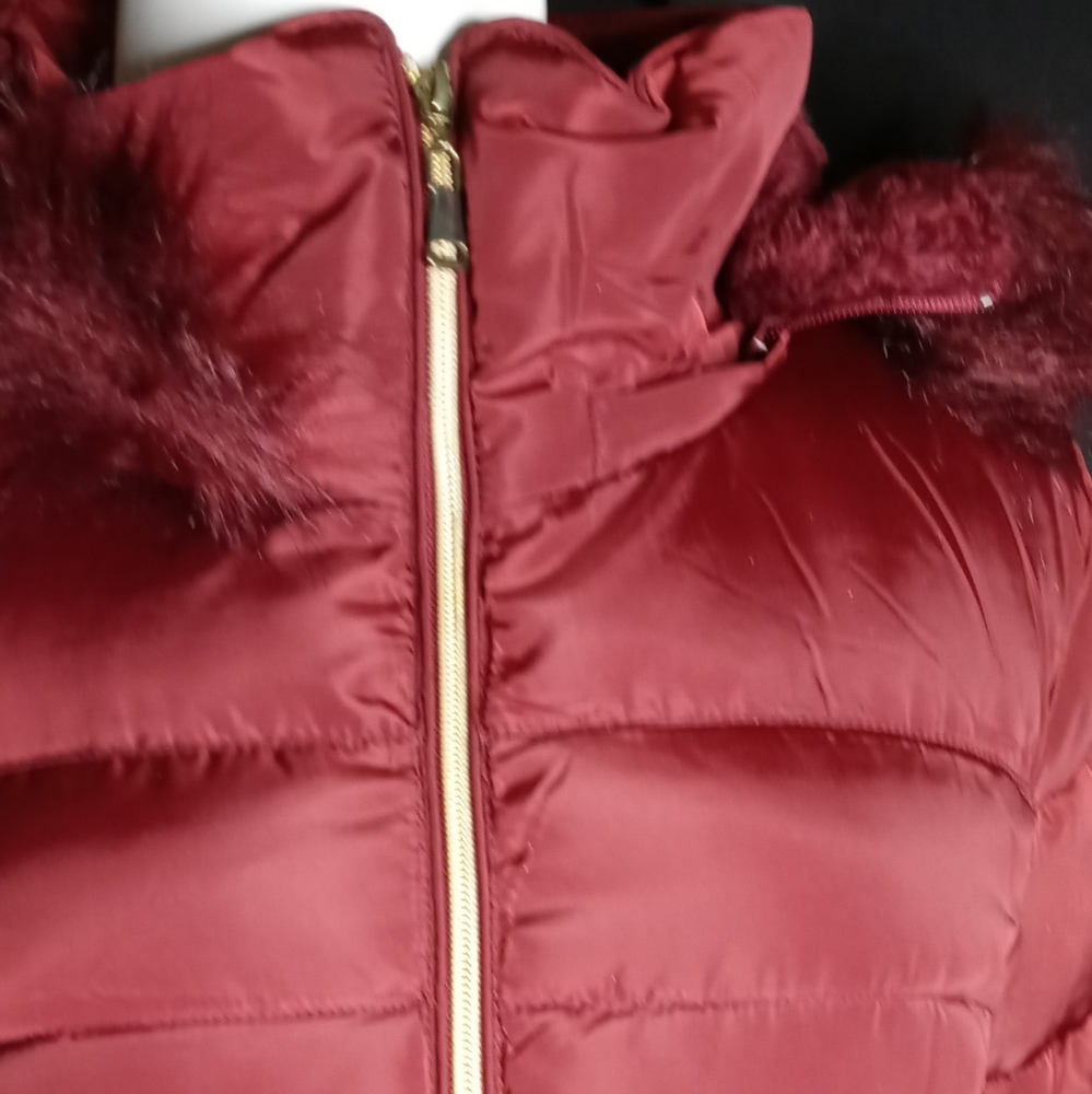 💜Wine Faux Fur Jacket💜 Women's & Youth Jackets - Picture 6 of 15